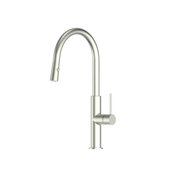 Greens Kitchen Tap Greens Mika Pull Down Sink Mixer | Brushed Nickel