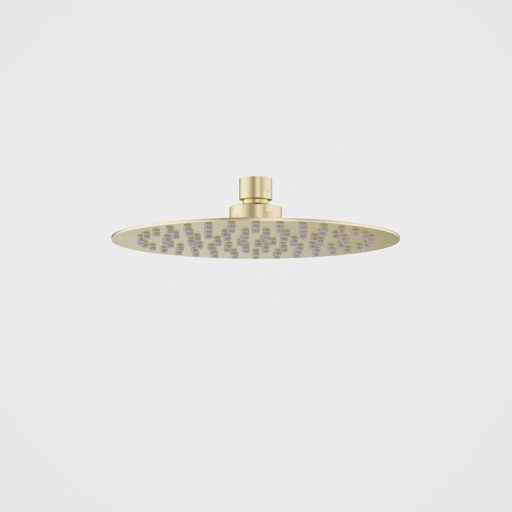Caroma shower Caroma Urbane II Round Shower Head 200mm | Brushed Brass