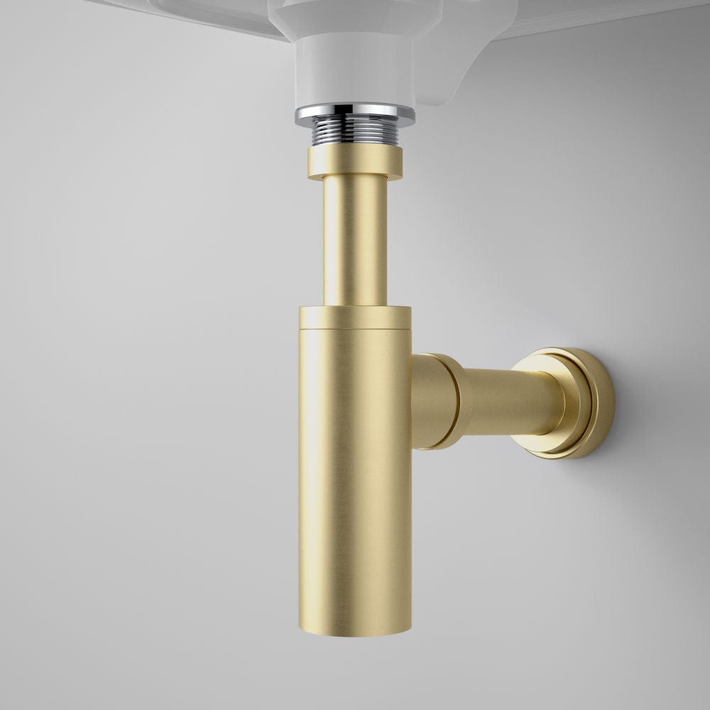 Caroma Basin Tap Caroma Vogue 40mm Bottle Trap | Brushed Brass