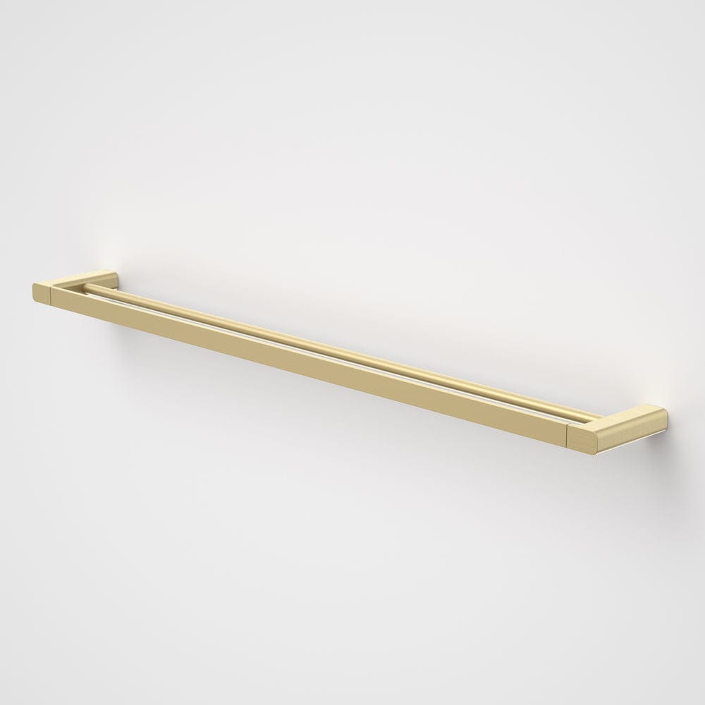Caroma Towel Rail Caroma Luna Double Towel Rail 934mm | Brushed Brass
