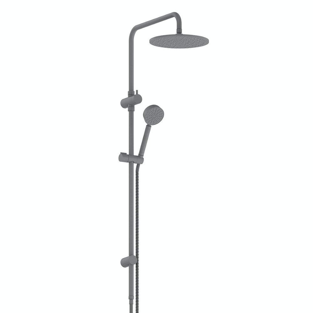 Greens shower Greens Gisele Twin Rail Shower | Gunmetal