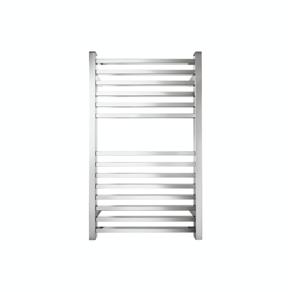 Tranquillity Heated Towel Ladder Tranquillity Premium Square Heated Towel Ladder 850mm | Polished Stainless Left-Hand Cable / Without Timer