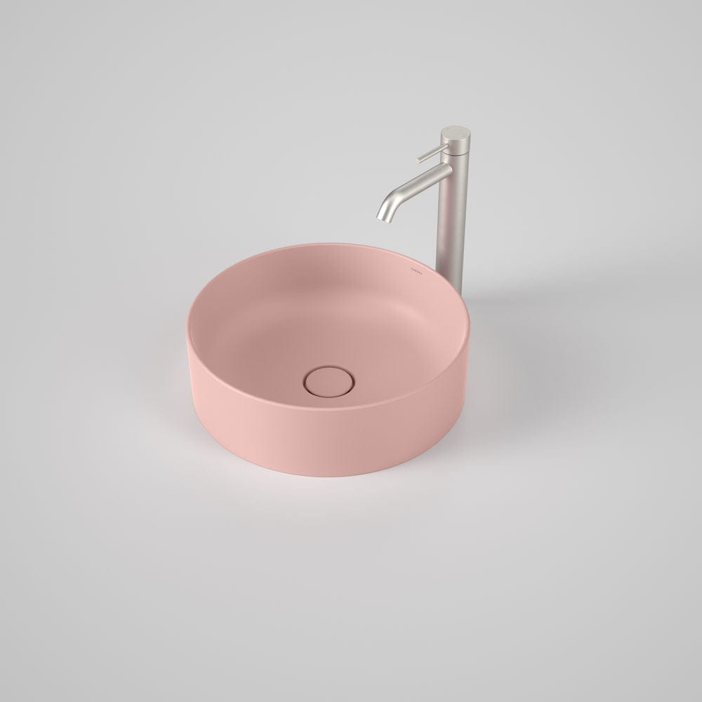 Caroma Basin Matte Pink (special order) Caroma Liano II 400mm Round Above Counter Basin | Matte Pink