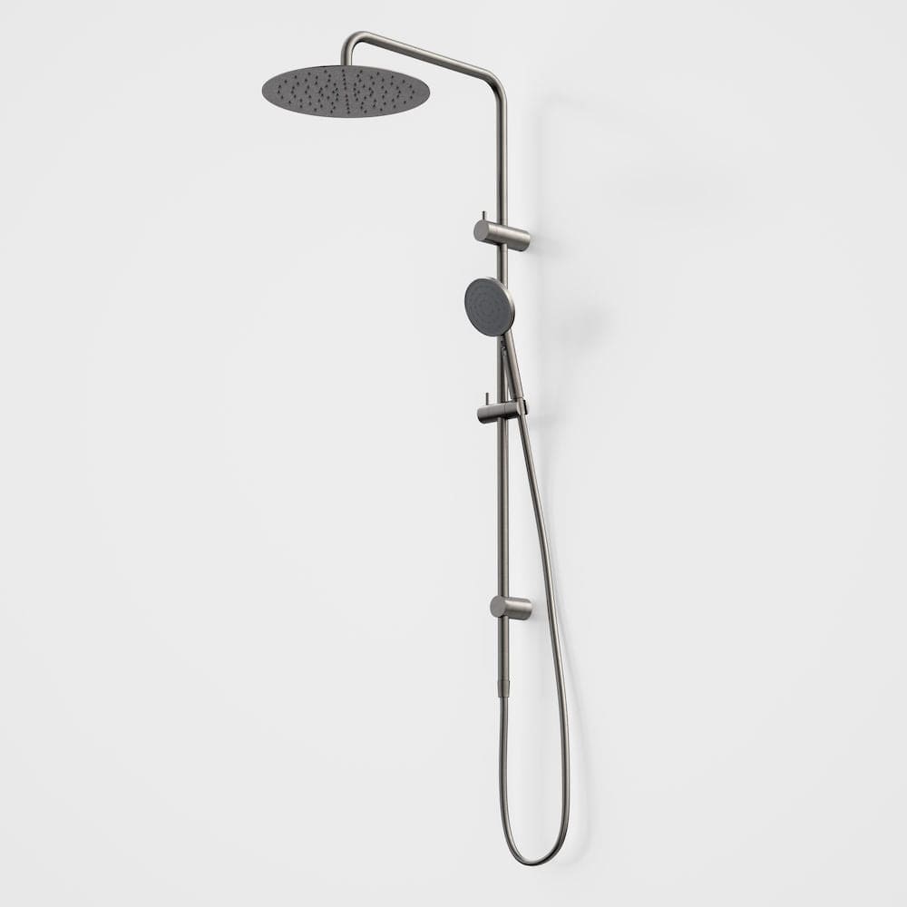 Caroma shower Caroma Urbane II Rail Shower with Overhead | Gunmetal