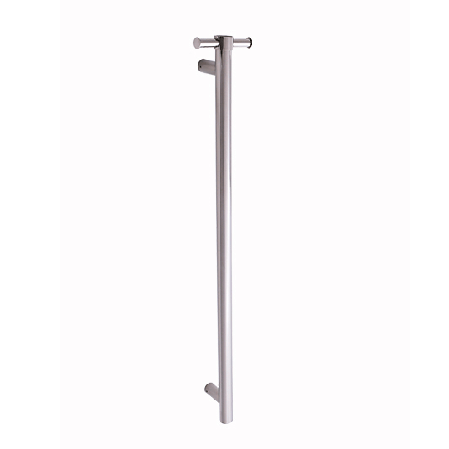 Tranquillity Heated Towel Bar Tranquillity Round Vertical Heated Towel Bar 1000mm | Polished Stainless