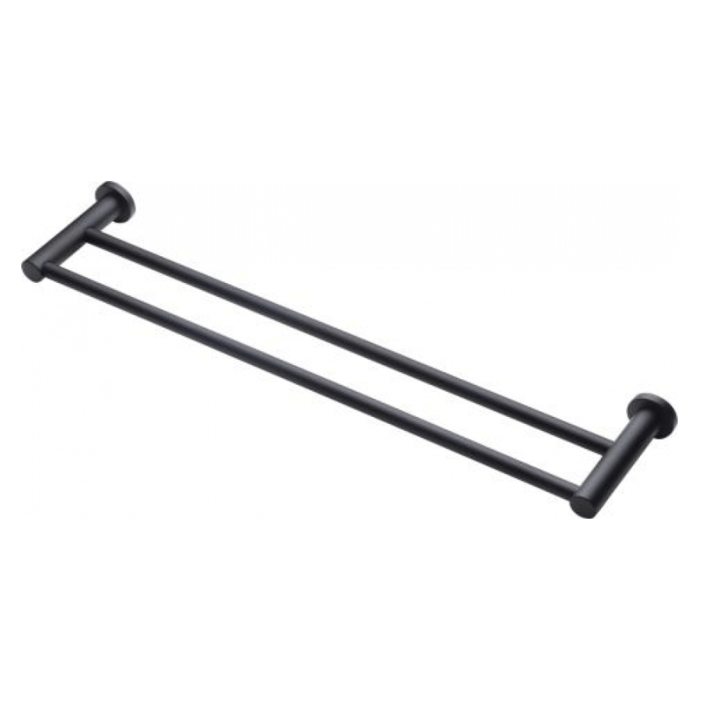 Heirloom Towel Rail Heirloom Centro Nero Double Towel Rail 645mm | Black