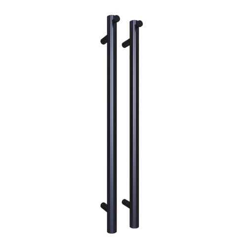 Newtech Heated Towel Ladder Newtech Polo Vertical Heated Towel Rail 1100mm | Gunmetal With LT050 (20-70 Watts) Transformer