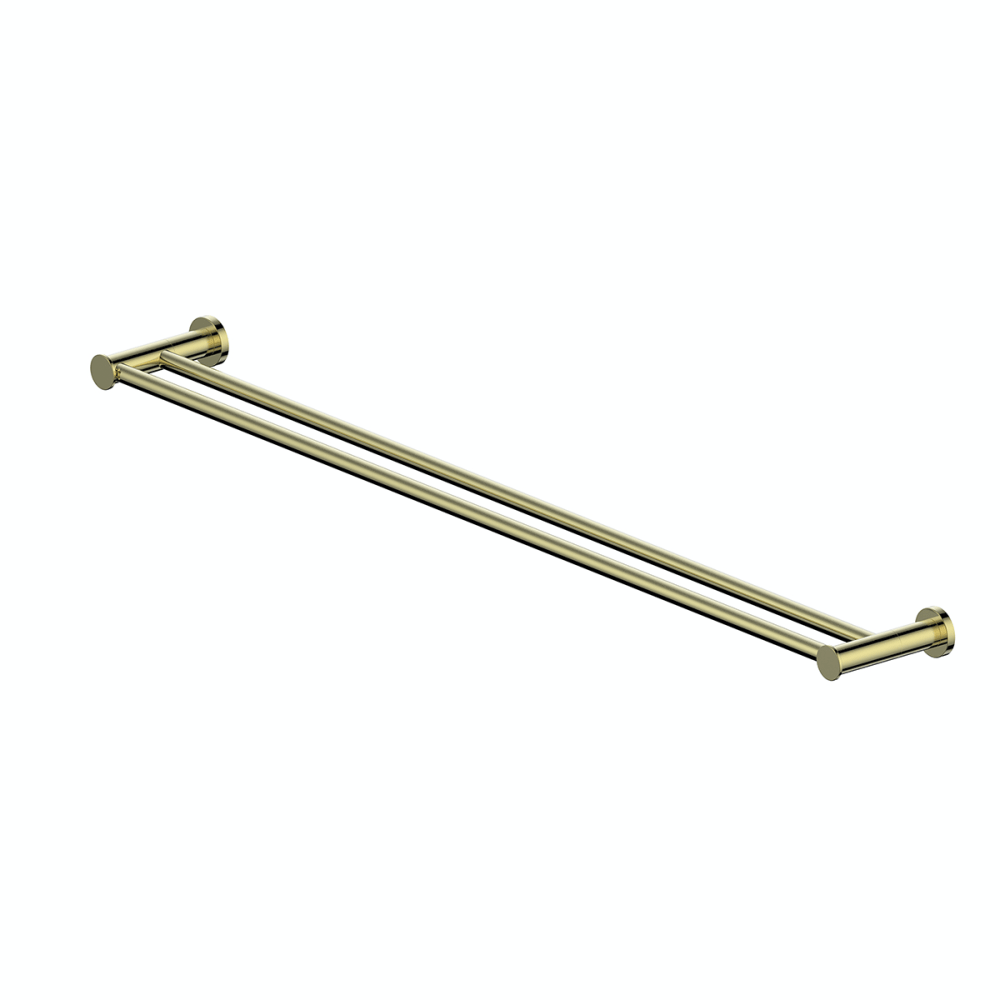 Greens Towel Rail Greens Gisele Double Towel Rail 762mm | Brushed Brass