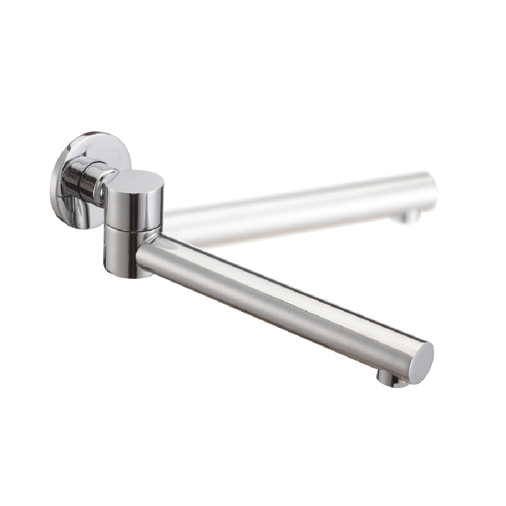 Progetto Spout Eco Style Swivel Wall Mount Bath Spout | Chrome