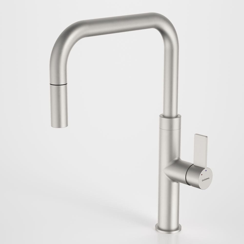 Caroma Kitchen Tap Caroma Urbane II Pull Out Sink Mixer | Brushed Nickel