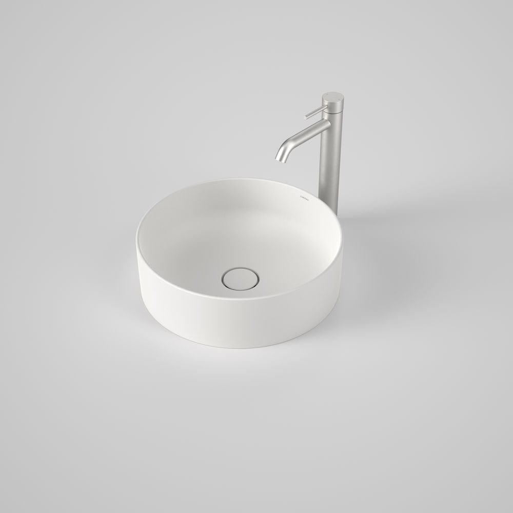 Caroma Basin Matte White Caroma Liano II 400mm Round Above Counter Basin | Matte White