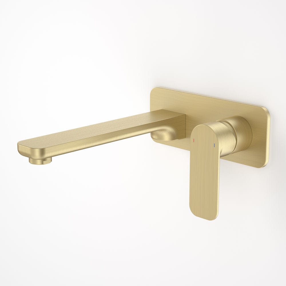 Caroma Basin Tap Caroma Luna Wall Basin/Bath Mixer 210mm | Brushed Brass
