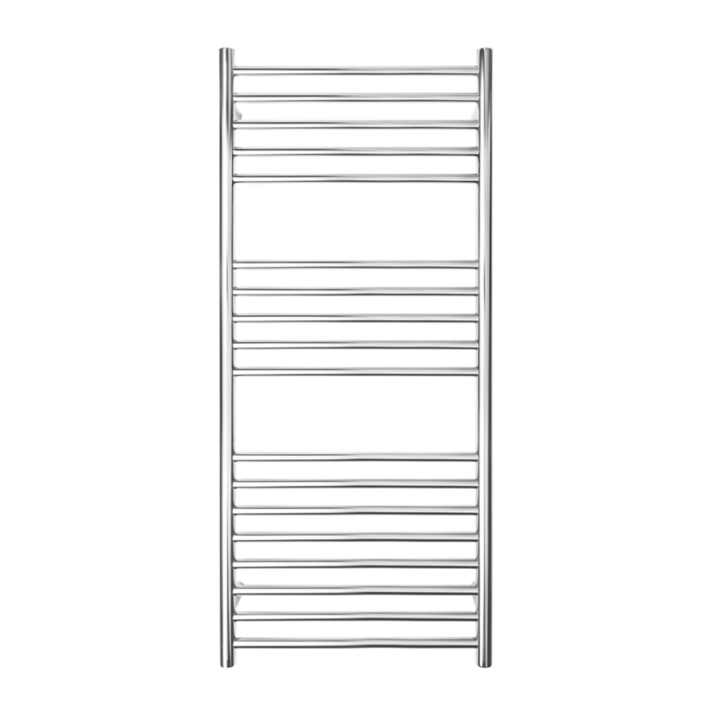 Tranquillity Heated Towel Ladder Tranquillity Premium Round Heated Towel Ladder 1150mm | Polished Stainless Right-Hand Cable / With Timer