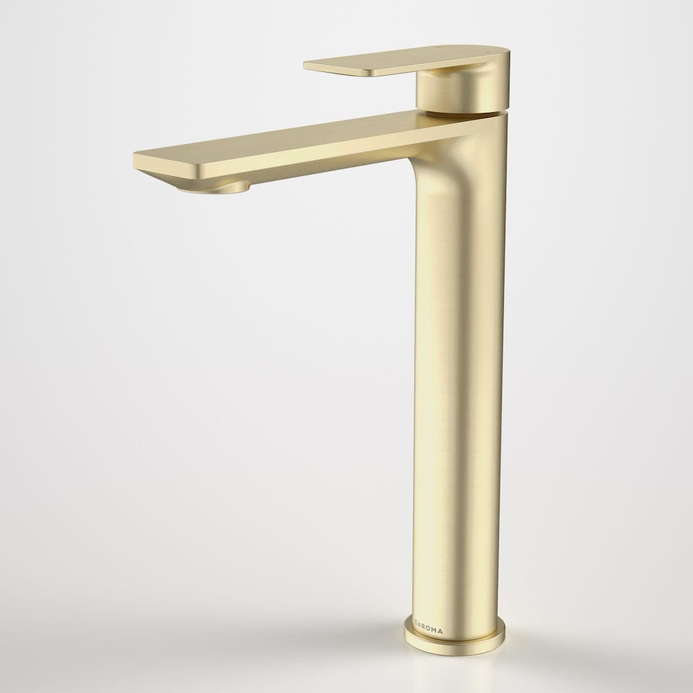 Caroma Basin Tap Caroma Urbane II Tower Basin Mixer | Brushed Brass