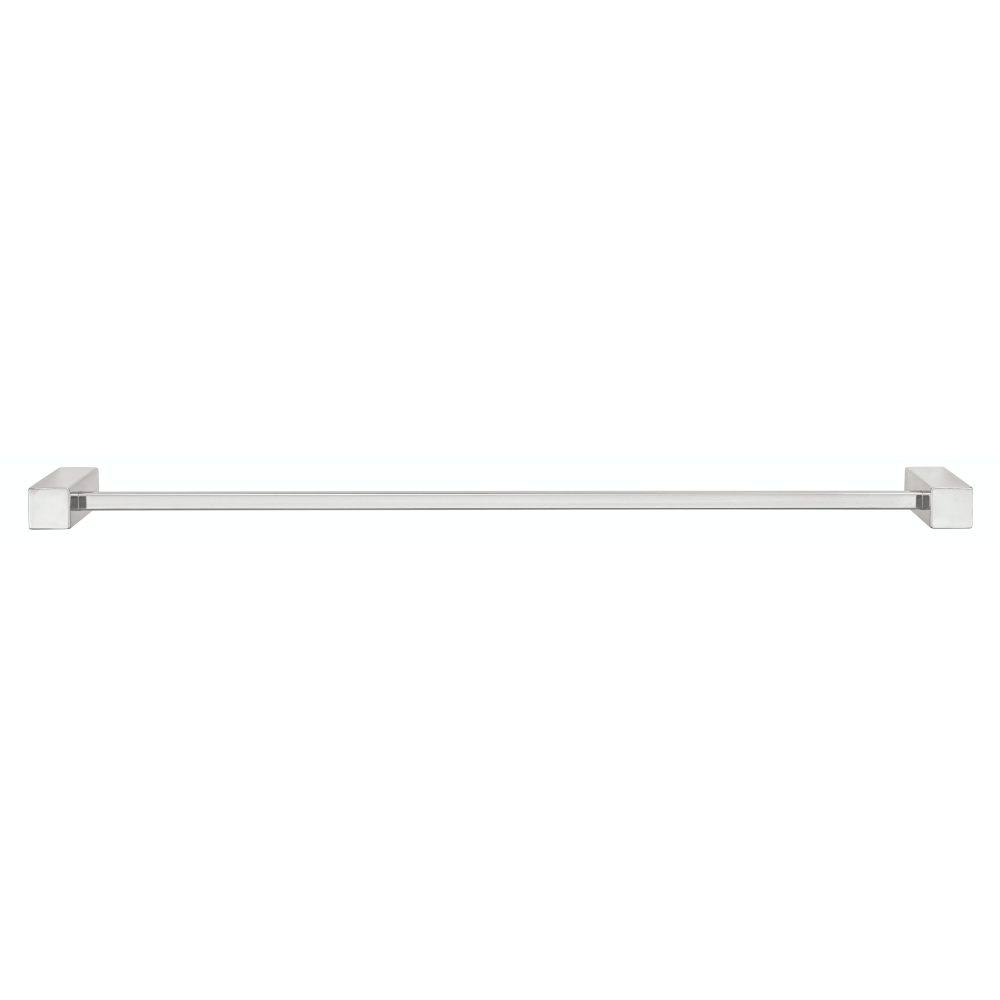 Tranquillity Towel Rail Tranquillity Square Single Towel Rail 670mm | Brushed Stainless