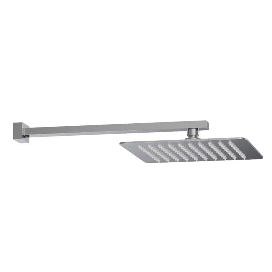 Progetto shower Como Square Wall Mount Rainhead | Chrome