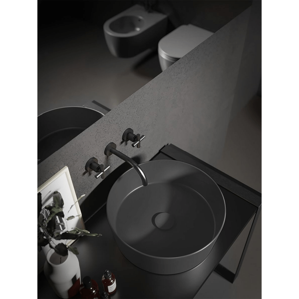 Bath & Co Basin Michel César Happy Hour Slim Counter Top Basin | Blackboard