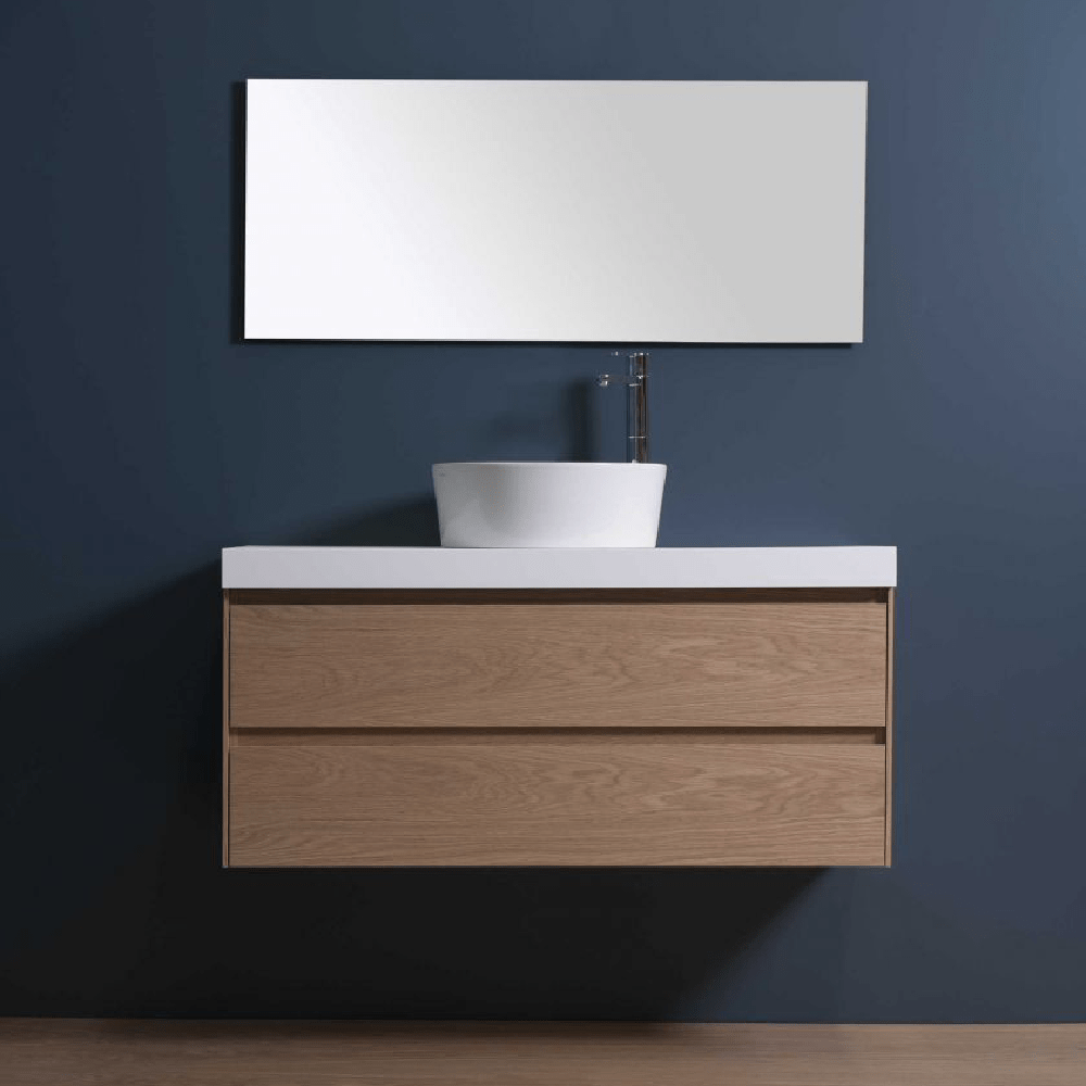 Bath & Co Basin Michel César Happy Hour Slim Counter Top Basin | Gloss White