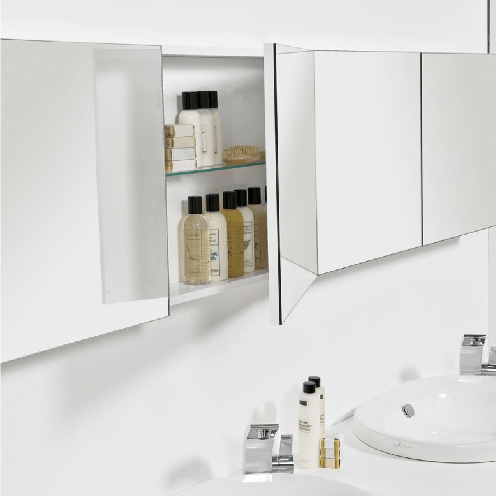 Bath & Co Mirror Michel César Cube 500 Mirror Cabinet | 1 Door & 1 Shelf
