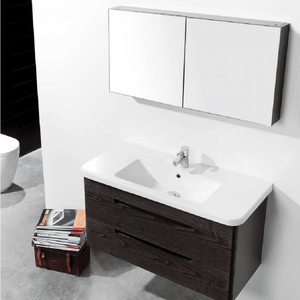 Bath & Co Mirror Michel César Cube 1000 Mirror Cabinet | 1 Door & 1 Shelf