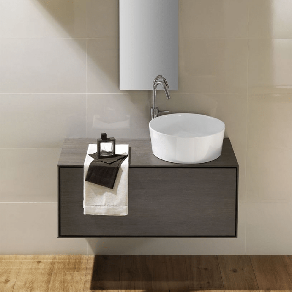 Bath & Co Basin Michel César Happy Hour Slim Counter Top Basin | Gloss White