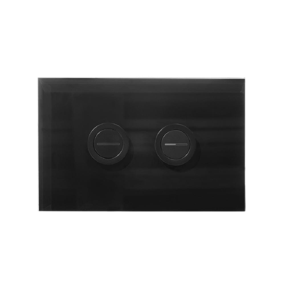 Plumbline Flush Plate Speedo Mod Flush Panel | Black Glass/Black