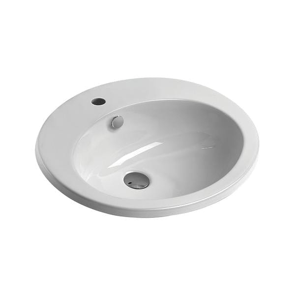 Progetto Basin Pura Ellipse 57 Inset Basin