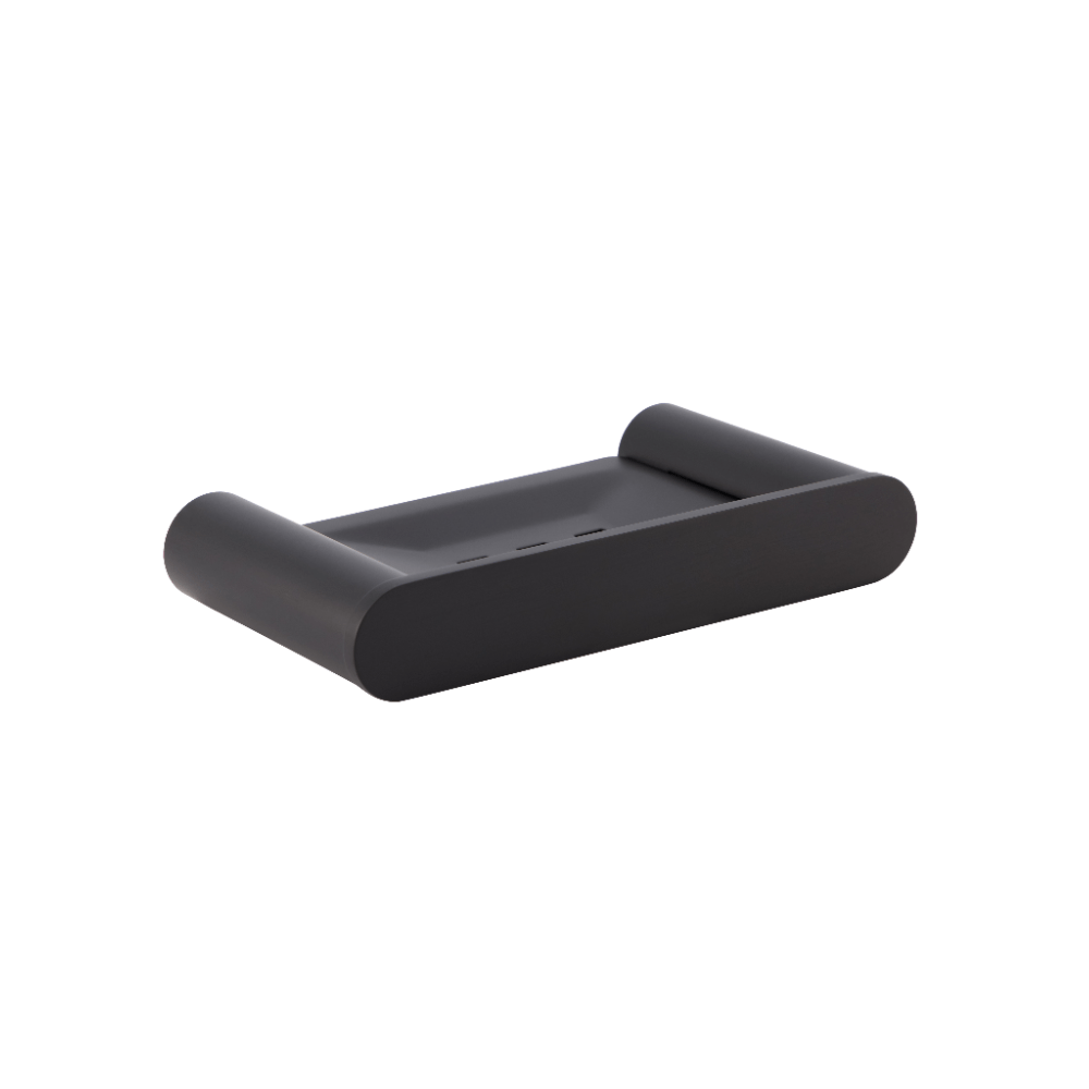 Rose & Stone Bathroom Accessories Rose & Stone Harlow Soap Dish | Matte Black