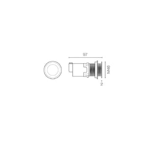 Plumbline Flush Plate Speedo Remote Button Set | Chrome