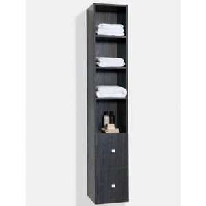Bath & Co Vanity VCBC Wall-Hung Tall Cabinet | 2 Drawers & 4 Shelves