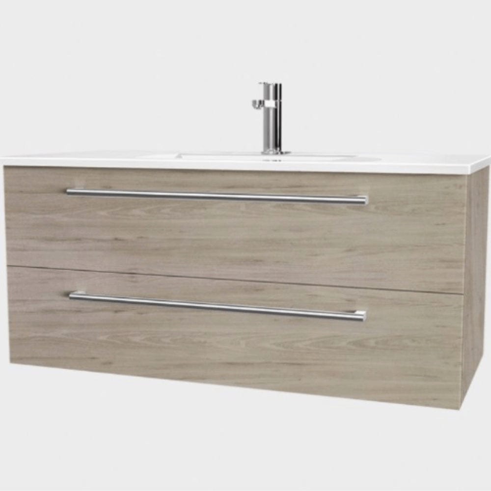 Bath Co Vanity VCBC Zara 1000 Wall Vanity | 1 Basin + 2 Drawers