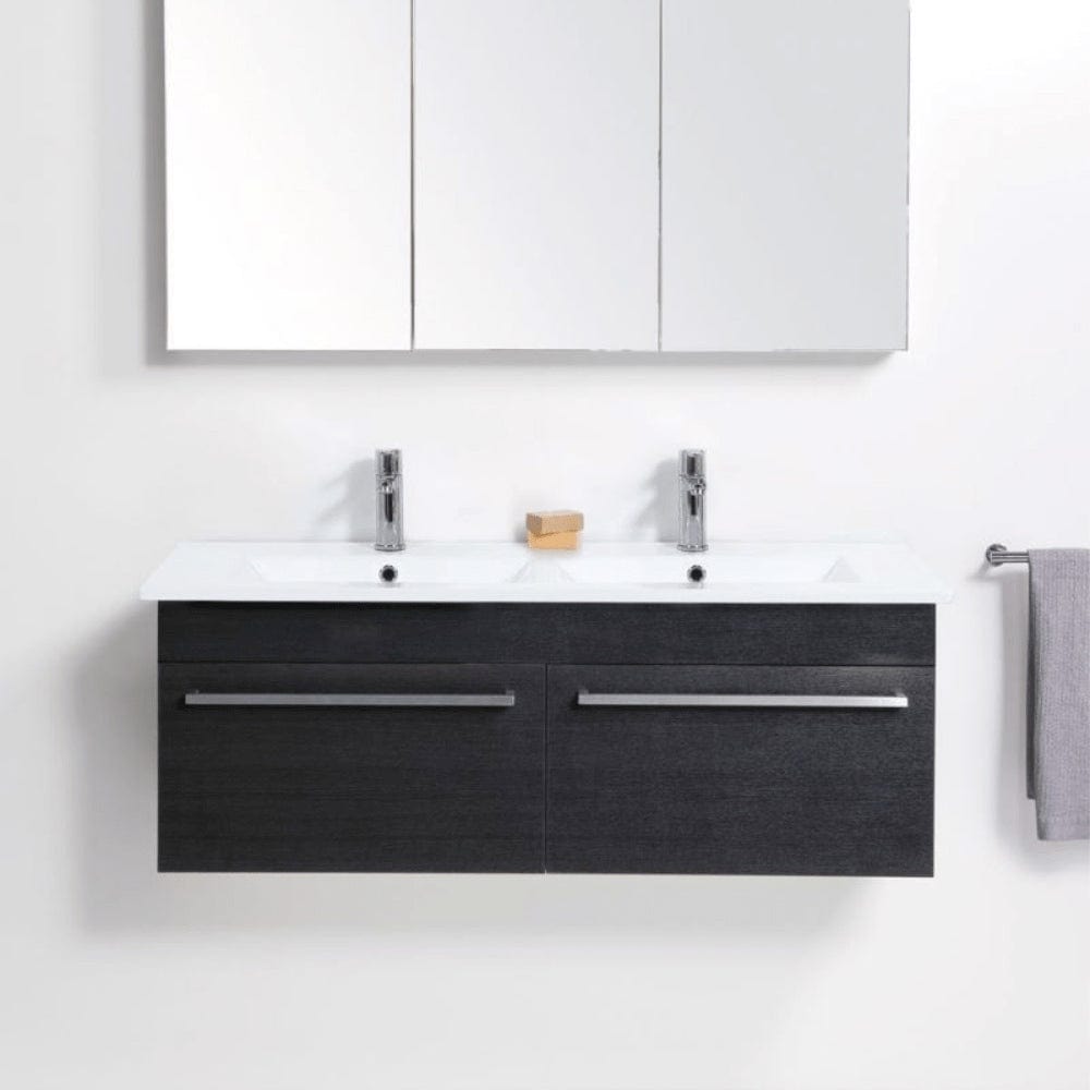 Bath & Co Vanity VCBC Zara 1200 Wall-Hung Vanity | 2 Basins + 2 Drawers