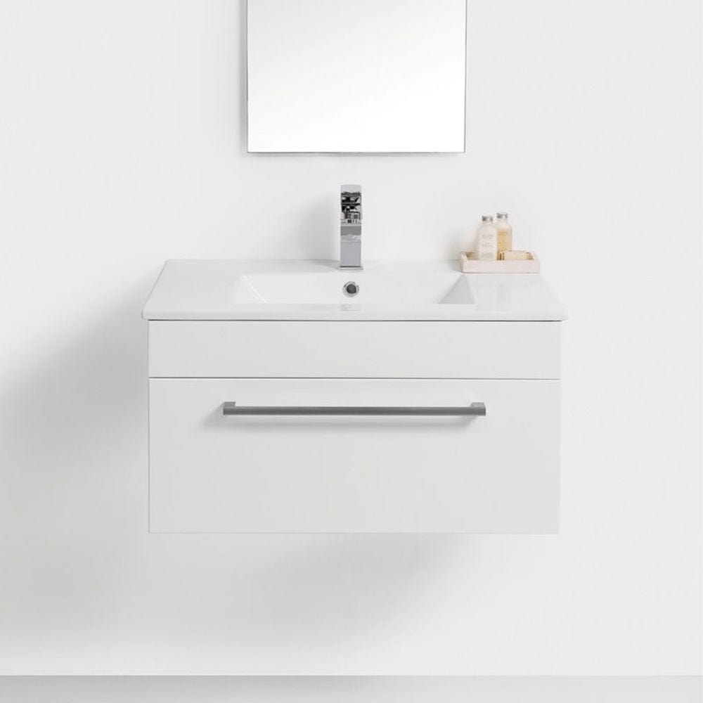 Bath & Co Vanity VCBC Zara 750 Wall-Hung Vanity | 1 Basin + 1 Drawer