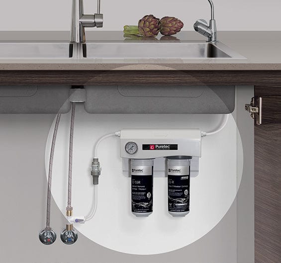 Puretec Filter Tap Puretec Z1-RW-K Undersink Harsh Water Filter System