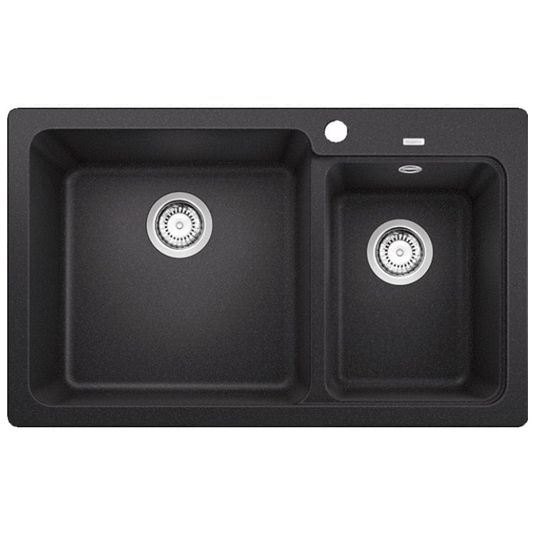 Blanco Kitchen Sink Blanco Silgranit Naya 8 Double Sink | Anthracite