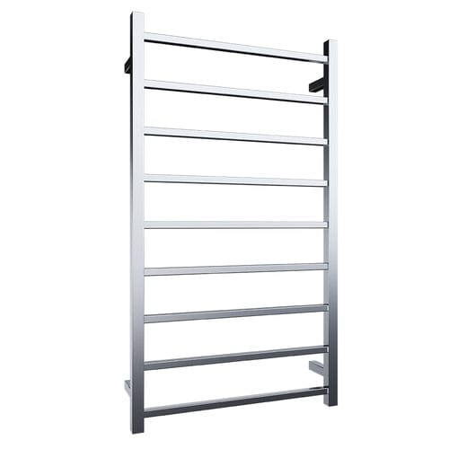 Newtech Heated Towel Ladder Newtech Quadro 9 Bar Wide Heated Towel Ladder 1060mm | Chrome