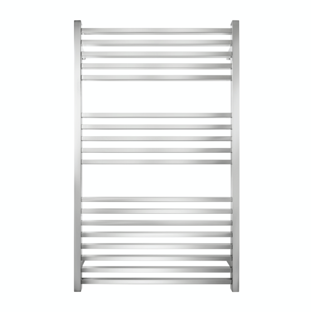 Tranquillity Heated Towel Ladder Tranquillity Premium Square Wide Heated Towel Ladder 1150mm | Polished Stainless Right-Hand Cable / Without Timer