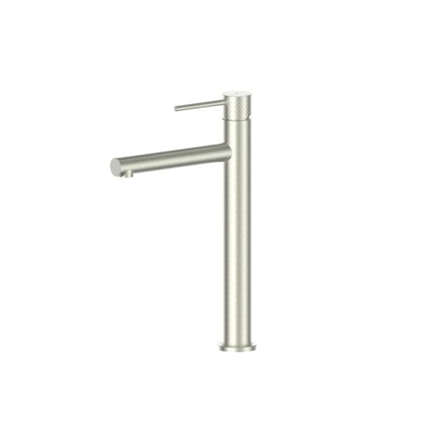 Greens Basin Tap Greens Mika Tower Basin Mixer | Brushed Nickel