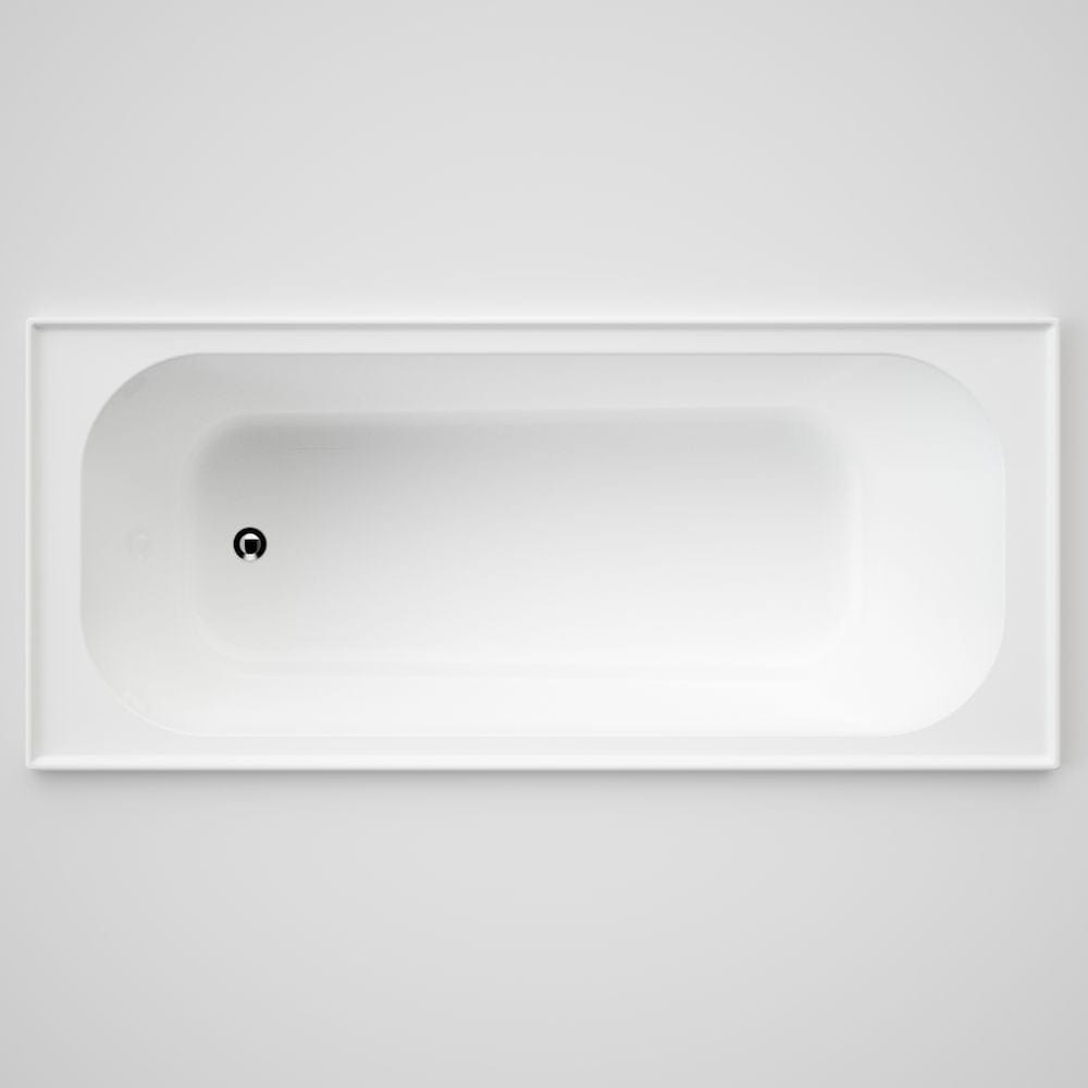 Caroma Bath Caroma Luna 1675 Inset Bath with Tile Flange
