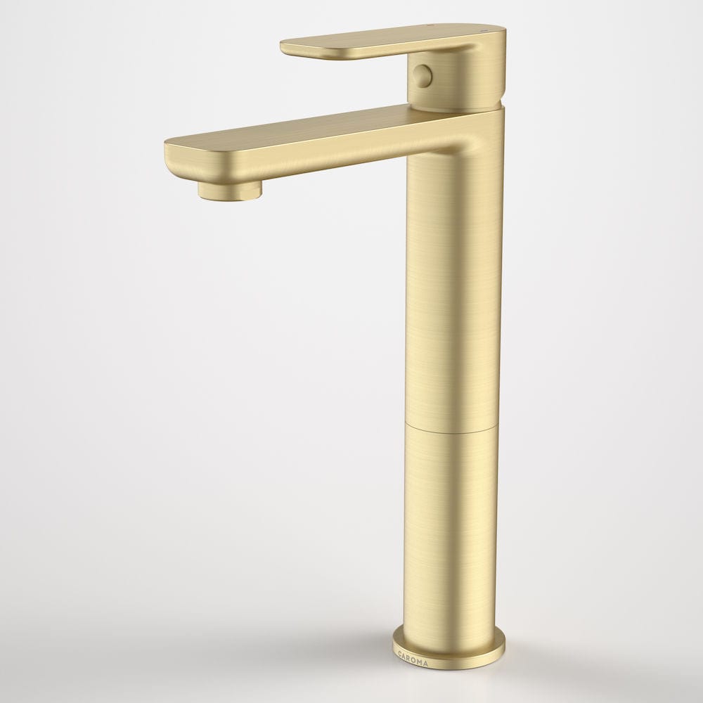Caroma Basin Tap Caroma Luna Tower Basin Mixer | Brushed Brass