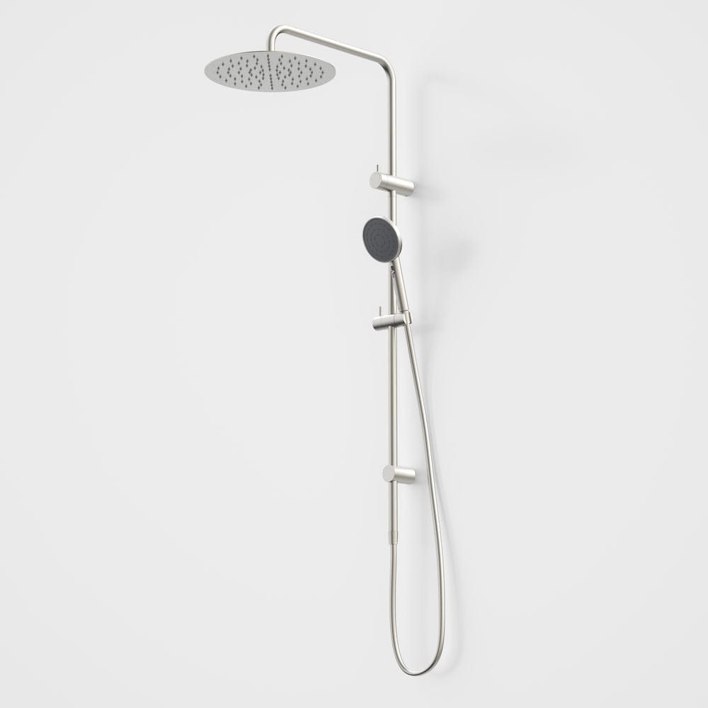 Caroma shower Caroma Urbane II Rail Shower with Overhead | Brushed Nickel