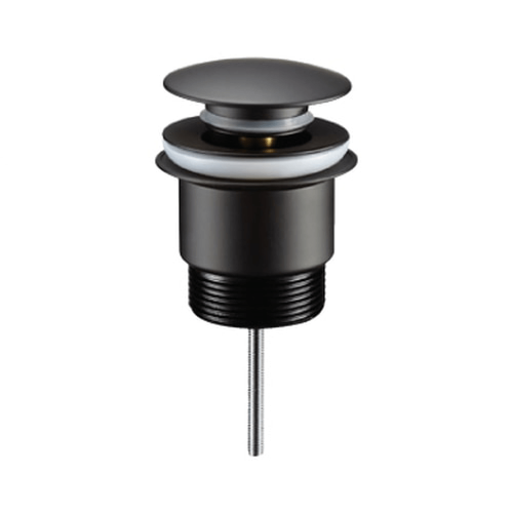 Newtech Pop Up Waste Newtech Evoke 2-Piece Top Fix Bath Waste No Overflow 40mm | Matte Black