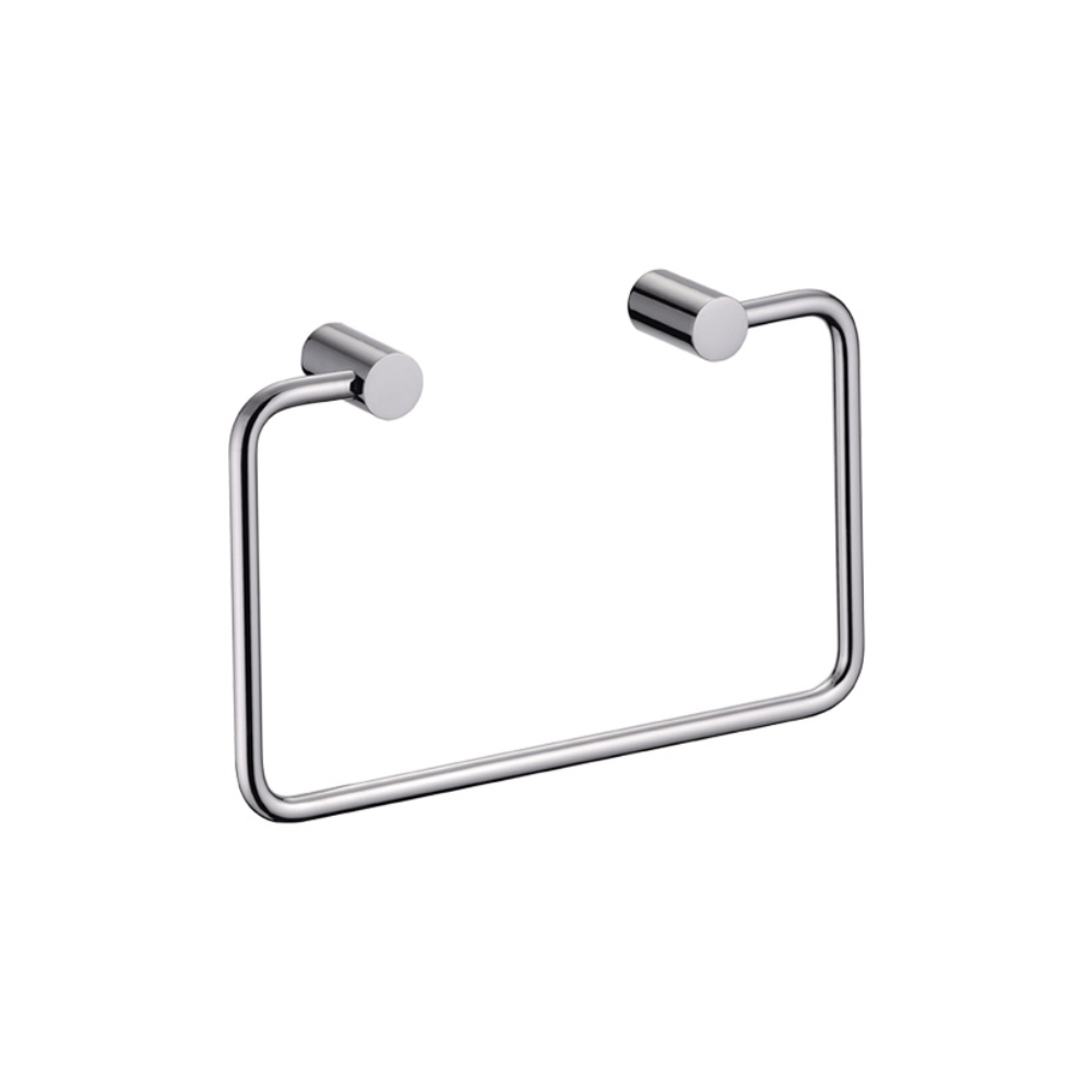 Progetto Hand Towel Rail Swiss Hand Towel Ring | Brushed Stainless Steel