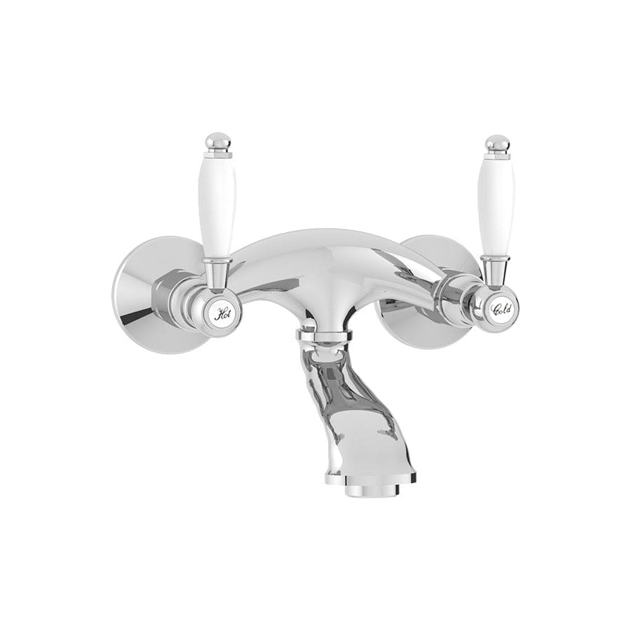Plumbline Bath Tap McKinley Consort Wall Mount Bath Filler | Chrome