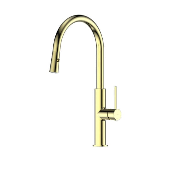Greens Kitchen Tap Greens Maci Pull Down Sink Mixer | Brushed Brass