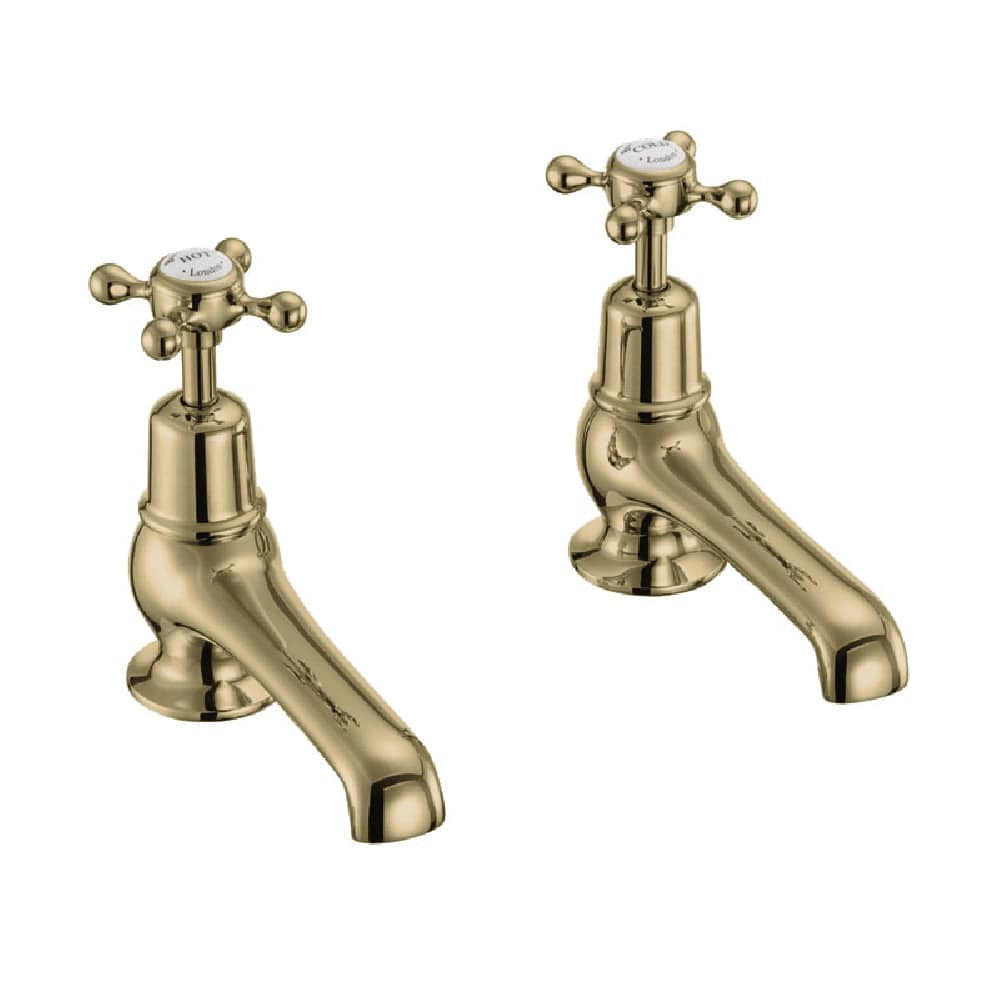 Burlington Basin Tap Burlington Claremont 12.5cm Basin Taps | Gold