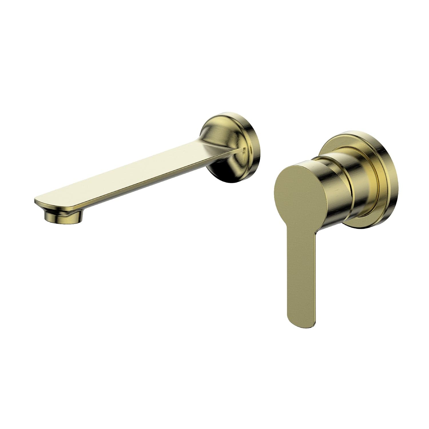 Greens Basin Tap Greens Astro II Wall Basin Mixer | Brushed Brass