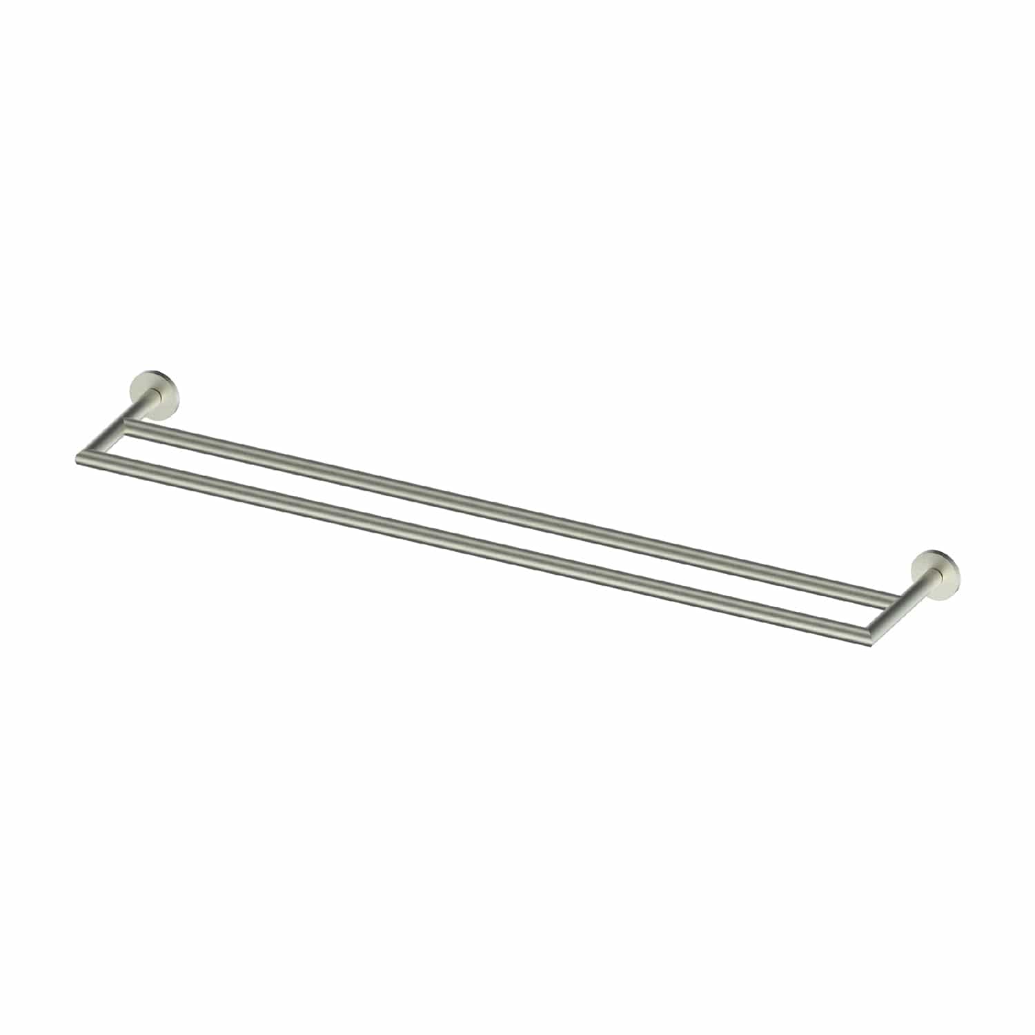 Greens Towel Rail Greens Astro II Double Towel Rail 650mm | Brushed Nickel