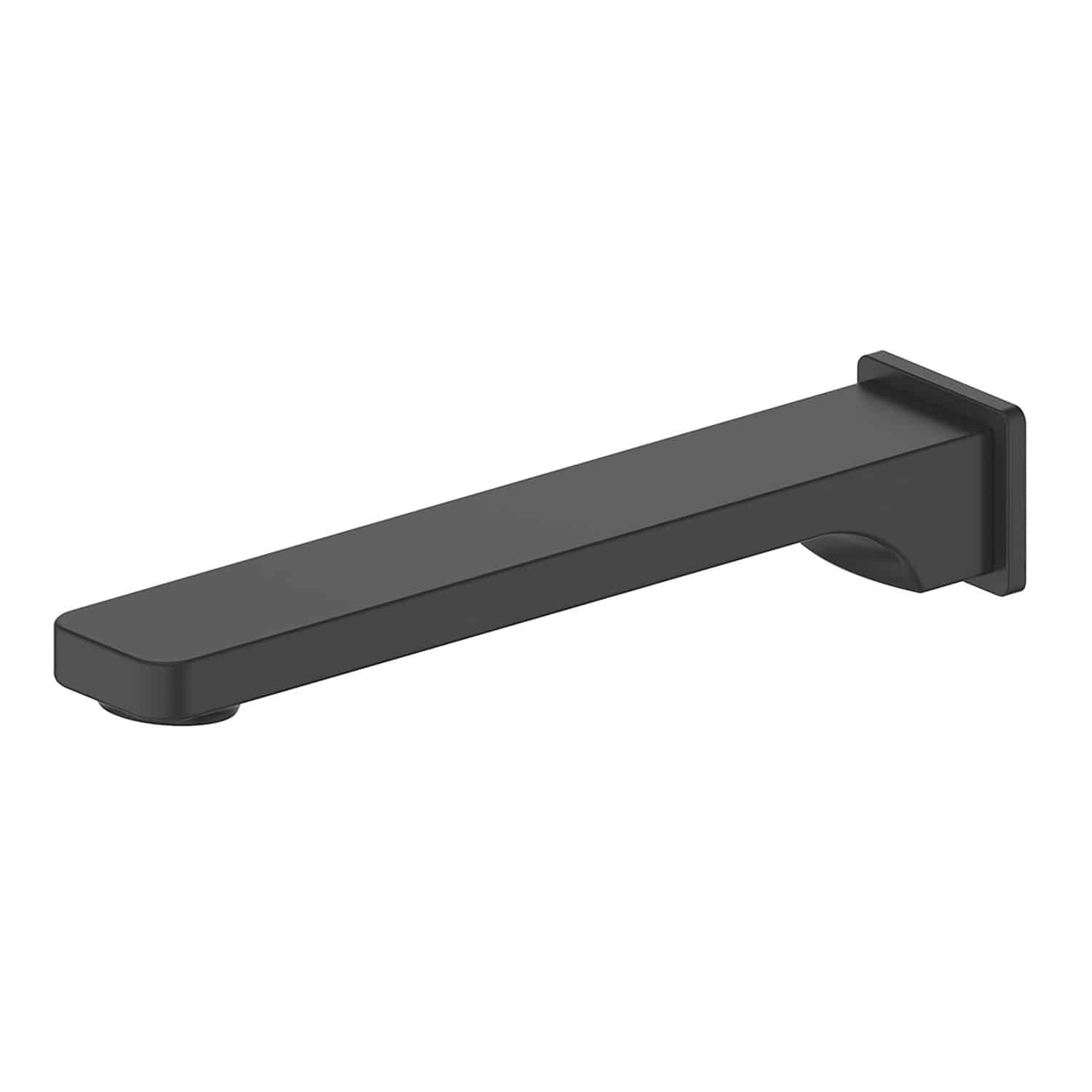 Greens Spout Greens Swept Bath Spout | Matte Black
