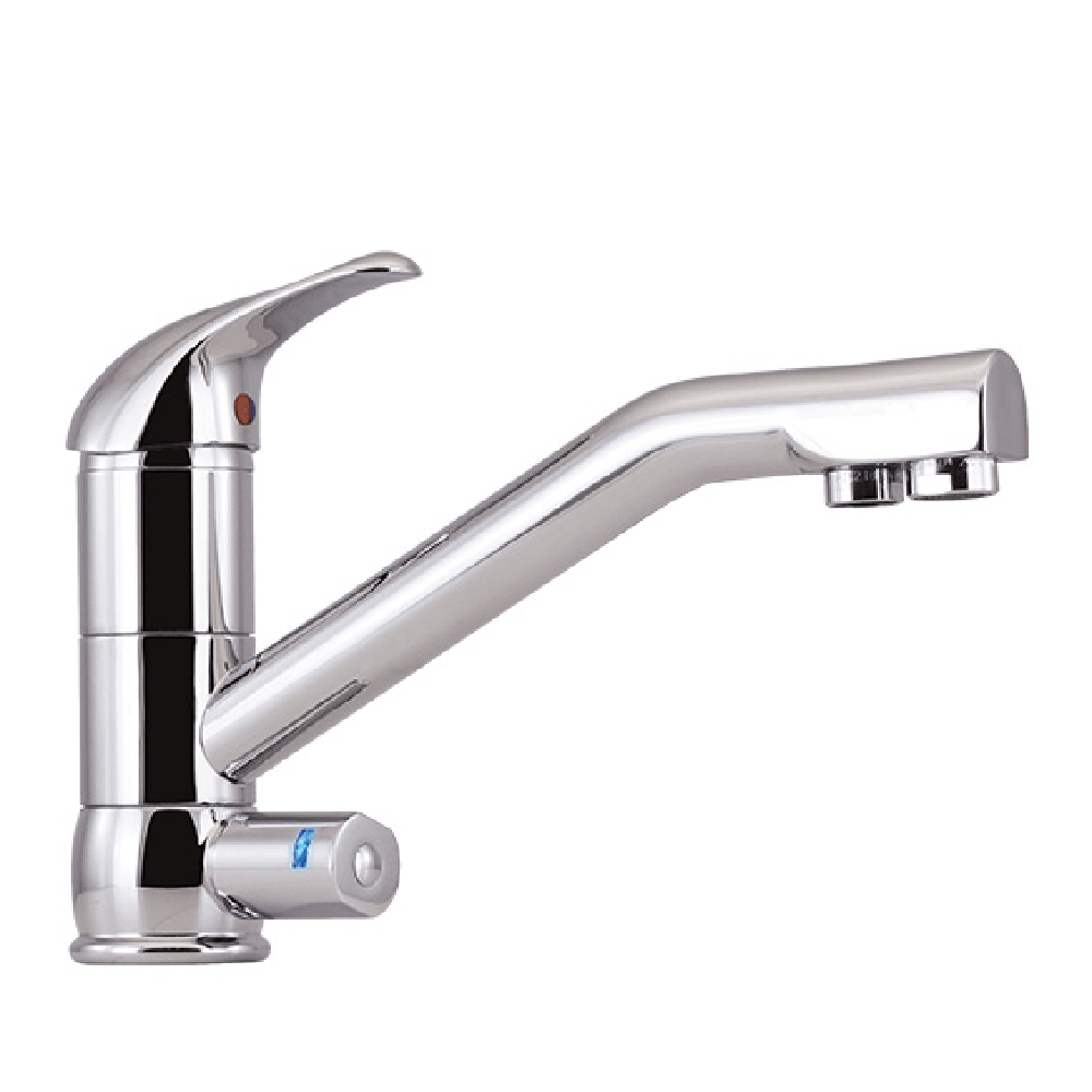 Puretec Filter Tap Puretec Tripla T2 Triple Action LED Filter Kitchen Mixer | Chrome Rainwater Filter